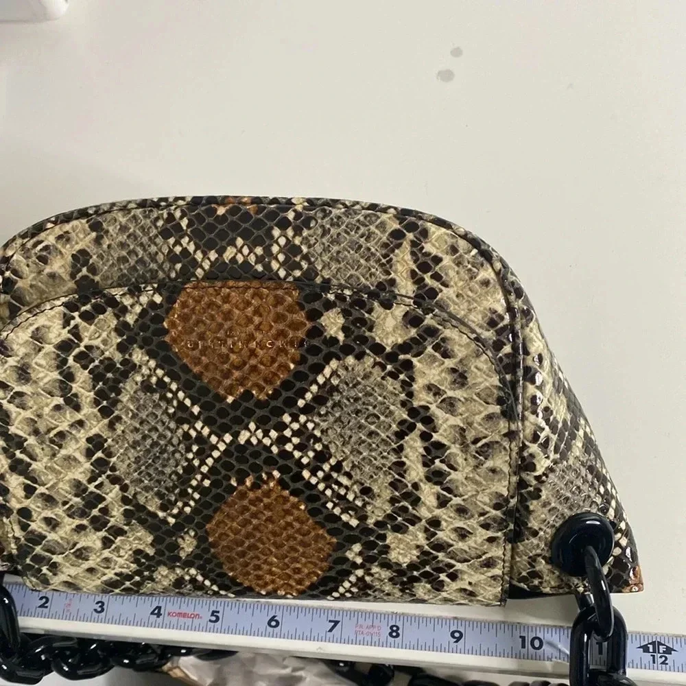 SIMON MILLER Snakeskin Printed Leather Bag - Picture 6 of 10